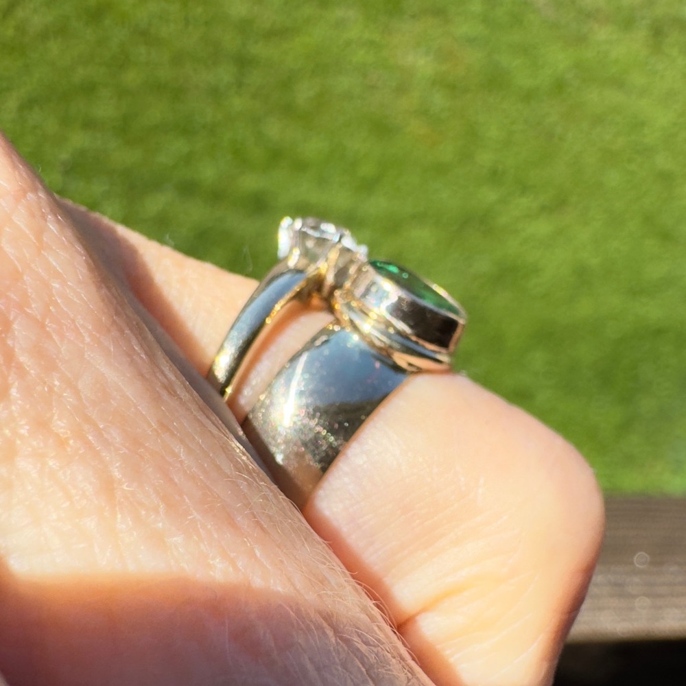 E.DeHaven - 14k Emerald Ring - Picture 8 of 8